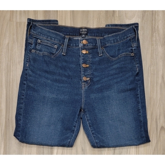 J. Crew 10" High Rise Skinny Jeans size 31 - Picture 3 of 11